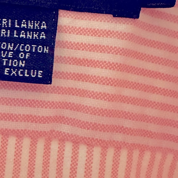Ralph Lauren Sport Button Down:  Slim Fit Pink Striped Size 8 - Picture 3 of 12